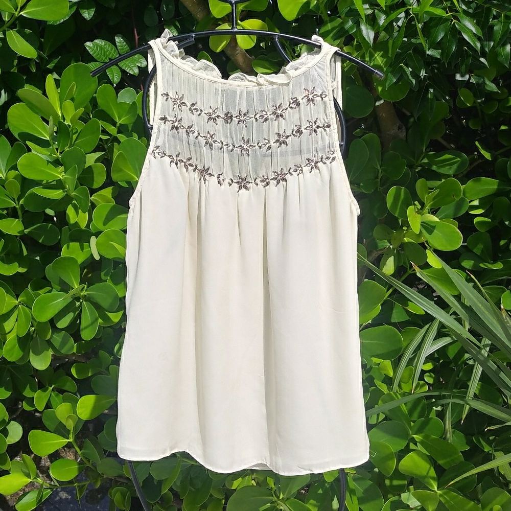 Parker sleeveless blouse